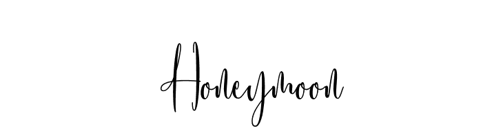 Honeymoon  नि: शुल्क फ़ॉन्ट्स डाउनलोड
