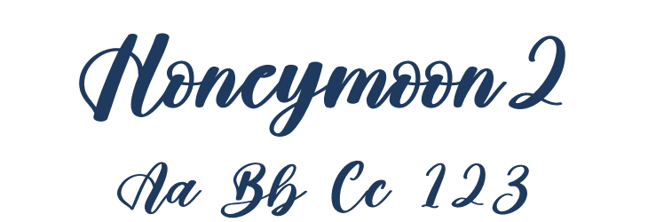 Honeymoon2 Font Preview