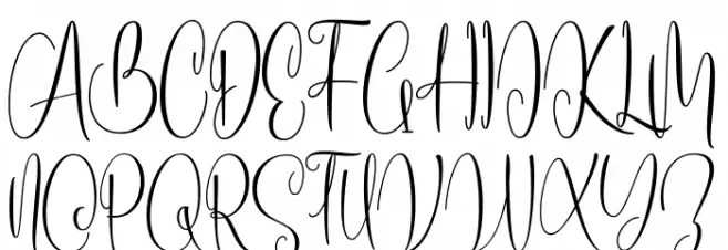 Honeymoon Font Litere mari