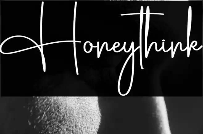 Honeythink Caratteri examples