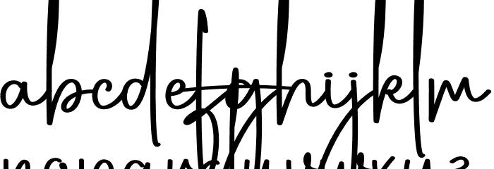Honeythink Font LOWERCASE