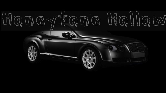 Honeytone Hollow Caratteri examples