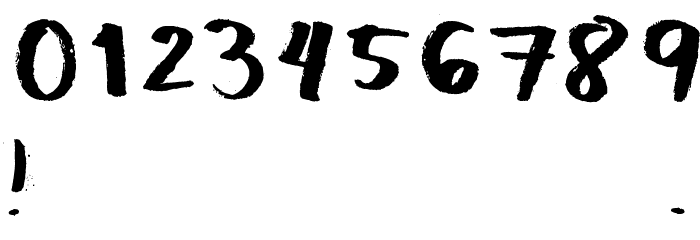 Honeytone Font OTHER CHARS