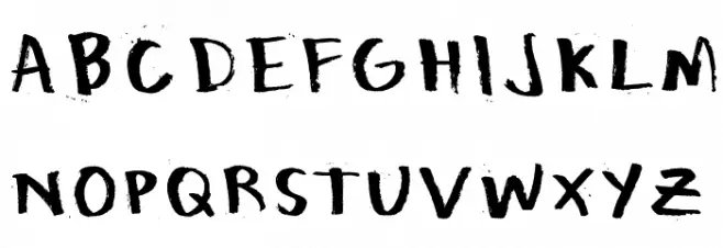 Honeytone Schriftart Groß