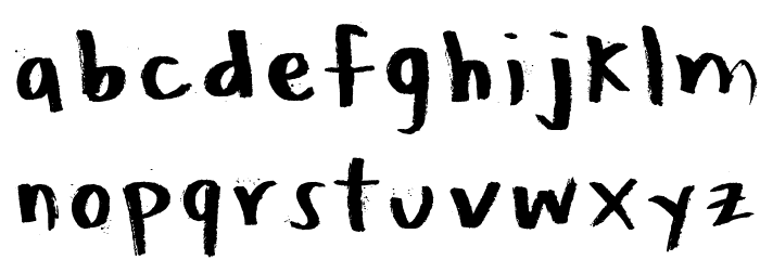 Honeytone Font LOWERCASE