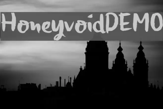 HoneyvoidDEMO Font examples