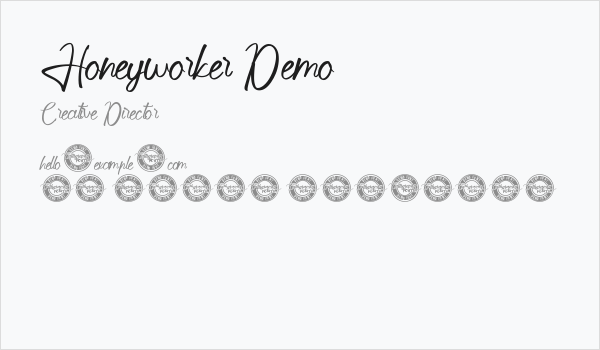 Honeyworker Demo Business Card