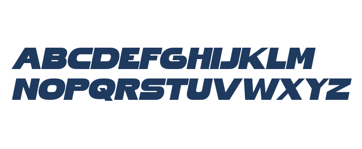 Honfleur Heavy Italic Uppercase