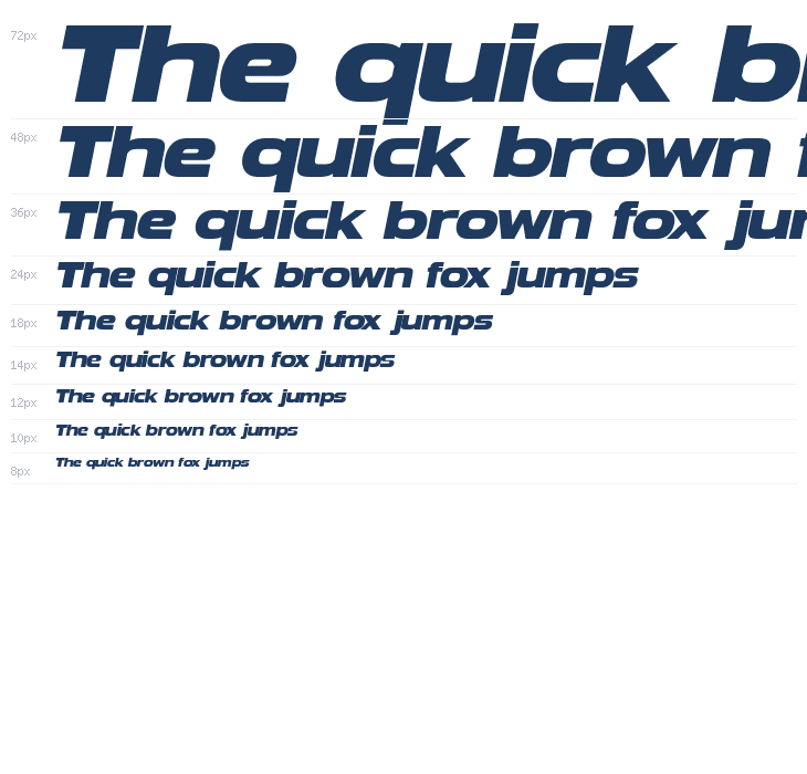 Honfleur Heavy Italic Waterfall