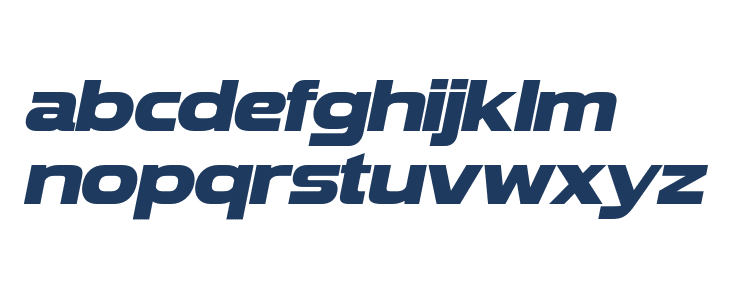 Honfleur Heavy Italic Lowercase