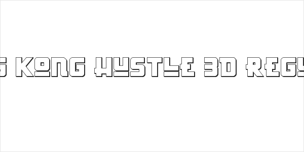 Hong Kong Hustle 3D Regular Logo