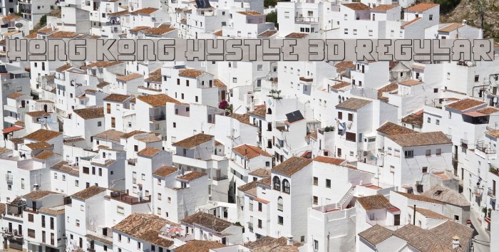 Hong Kong Hustle 3D Regular Font examples
