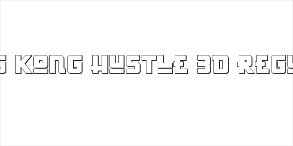 Hong Kong Hustle 3D Regular Logo
