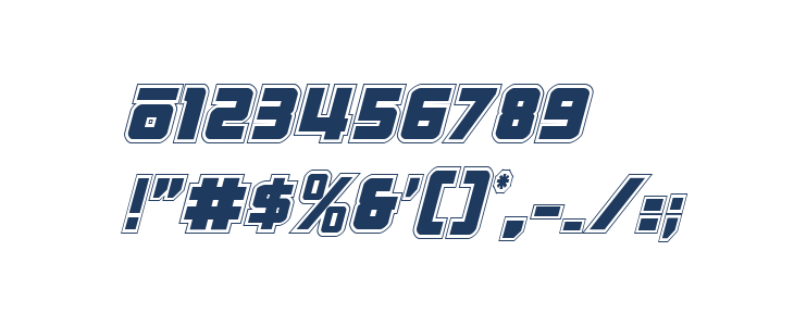Hong Kong Hustle Academy Italic Italic Other Characters