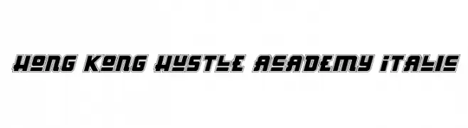 Hong Kong Hustle Academy Italic 