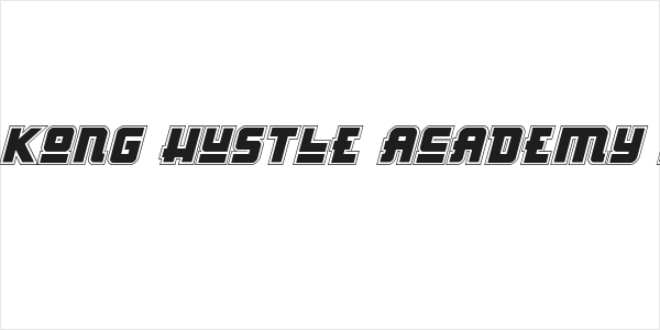 Hong Kong Hustle Academy Italic Logo