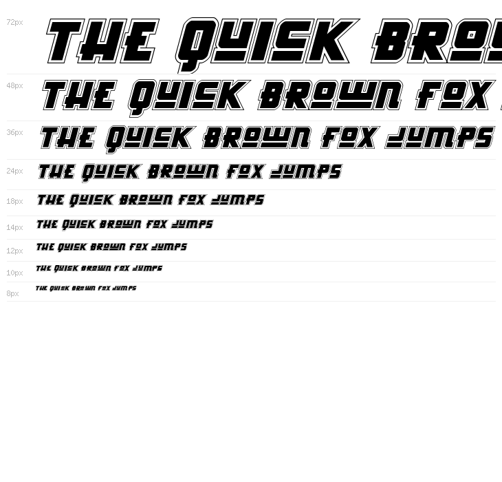 Hong Kong Hustle Academy Italic Waterfall