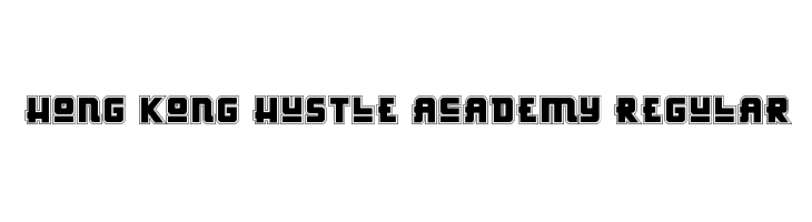 Hong Kong Hustle Academy Regular  नि: शुल्क फ़ॉन्ट्स डाउनलोड