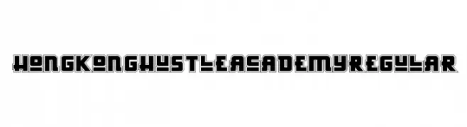 Hong Kong Hustle Academy Regular  Fuentes Gratis Descargar