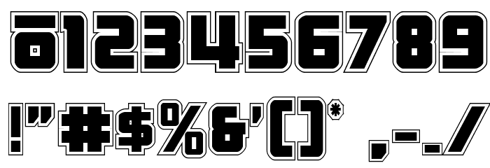 Hong Kong Hustle Academy Regular Font OTHER CHARS