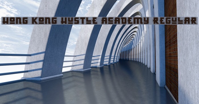 Hong Kong Hustle Academy Regular لخطوط تنزيل examples