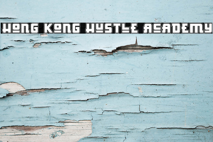 Hong Kong Hustle Academy Font examples