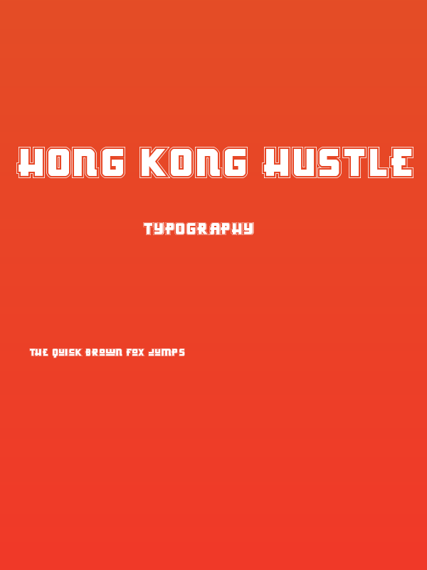 Hong Kong Hustle Academy Poster