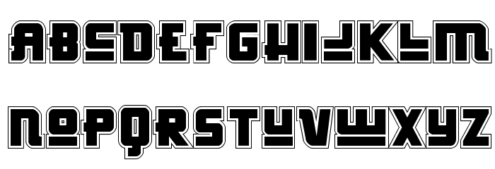 Hong Kong Hustle Academy Font LOWERCASE