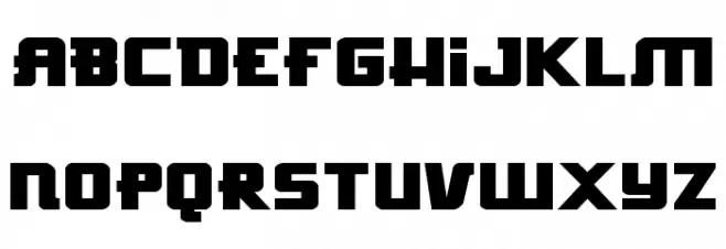 Hong Kong Hustle Expanded Expanded Schriftart Groß
