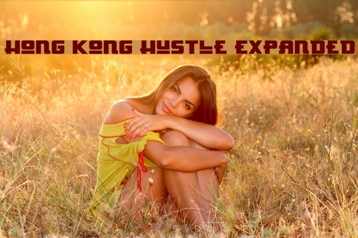Hong Kong Hustle Expanded Font examples