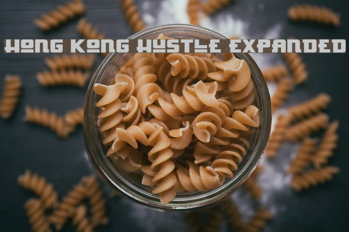 Hong Kong Hustle Expanded Font examples
