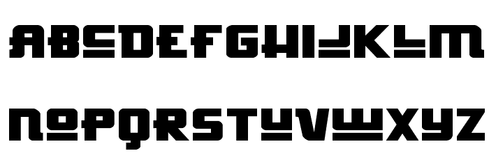 Hong Kong Hustle Expanded Font LOWERCASE