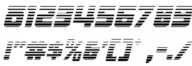 Hong Kong Hustle Gradient Italic Font OTHER CHARS