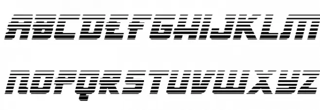 Hong Kong Hustle Gradient Italic Шрифта ВЕРХНИЙ