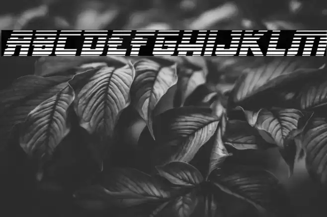 Hong Kong Hustle Gradient Italic Font examples