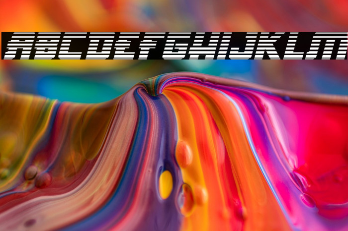 Hong Kong Hustle Gradient Italic Example 3