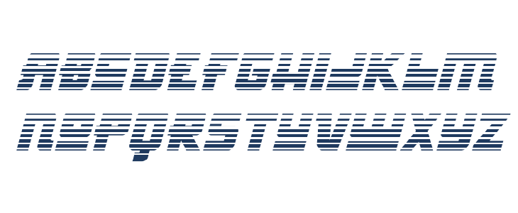 Hong Kong Hustle Gradient Italic Lowercase