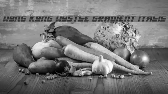 Hong Kong Hustle Gradient Italic Font examples