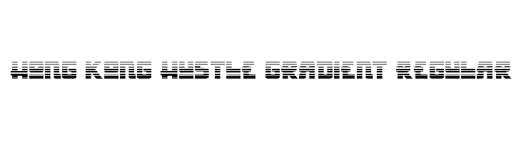 Hong Kong Hustle Gradient Regular  font caratteri gratis