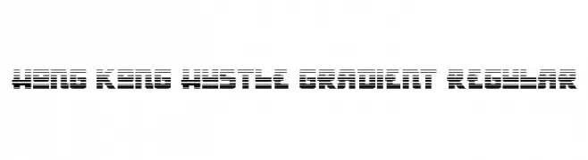 Hong Kong Hustle Gradient Regular  नि: शुल्क फ़ॉन्ट्स डाउनलोड