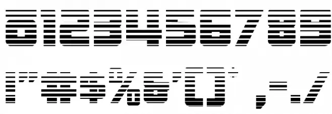 Hong Kong Hustle Gradient Regular Font OTHER CHARS