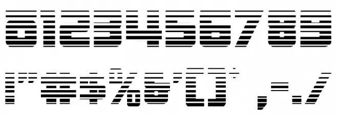 Hong Kong Hustle Gradient Regular Font OTHER CHARS