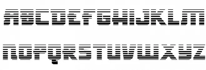 Hong Kong Hustle Gradient Regular Schriftart Groß