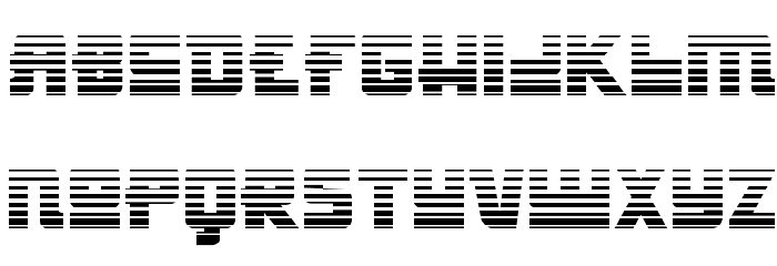 Hong Kong Hustle Gradient Regular Font LOWERCASE