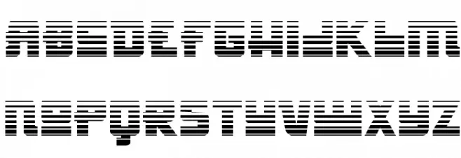 Hong Kong Hustle Gradient Regular Polices MINUSCULES