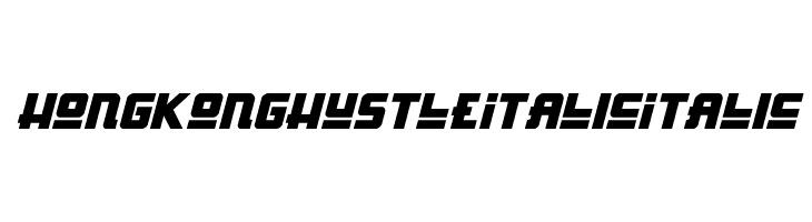 Hong Kong Hustle Italic Italic  لخطوط تنزيل