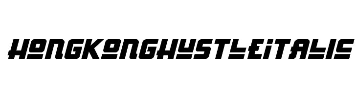 Hong Kong Hustle Italic  免费字体下载