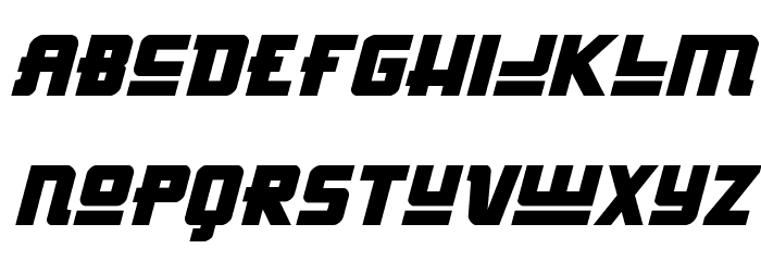 Hong Kong Hustle Italic Font LOWERCASE