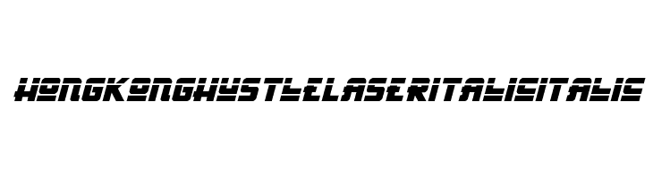 Hong Kong Hustle Laser Italic Italic  Fuentes Gratis Descargar