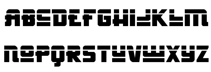 Hong Kong Hustle Laser Regular Font LOWERCASE